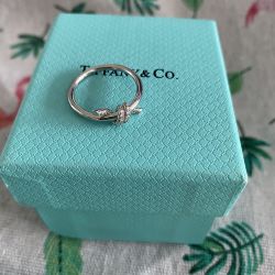 Tiffany & Co. with Diamonds Bow Tie Ring