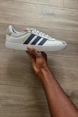 adidas VL Court 3.0 White Navy Size 12 ID6287 Mens Skate Shoe