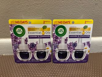 Air Wick Lavender & Chamomile Scented Oil Refills x2 Packs
