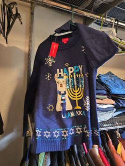Holiday Lane Happy Llamakka Hanukkah Sweater