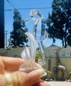 Swarovski Crystal Seahorse Figurine