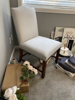 Accent Chair Light Grey/blue Color