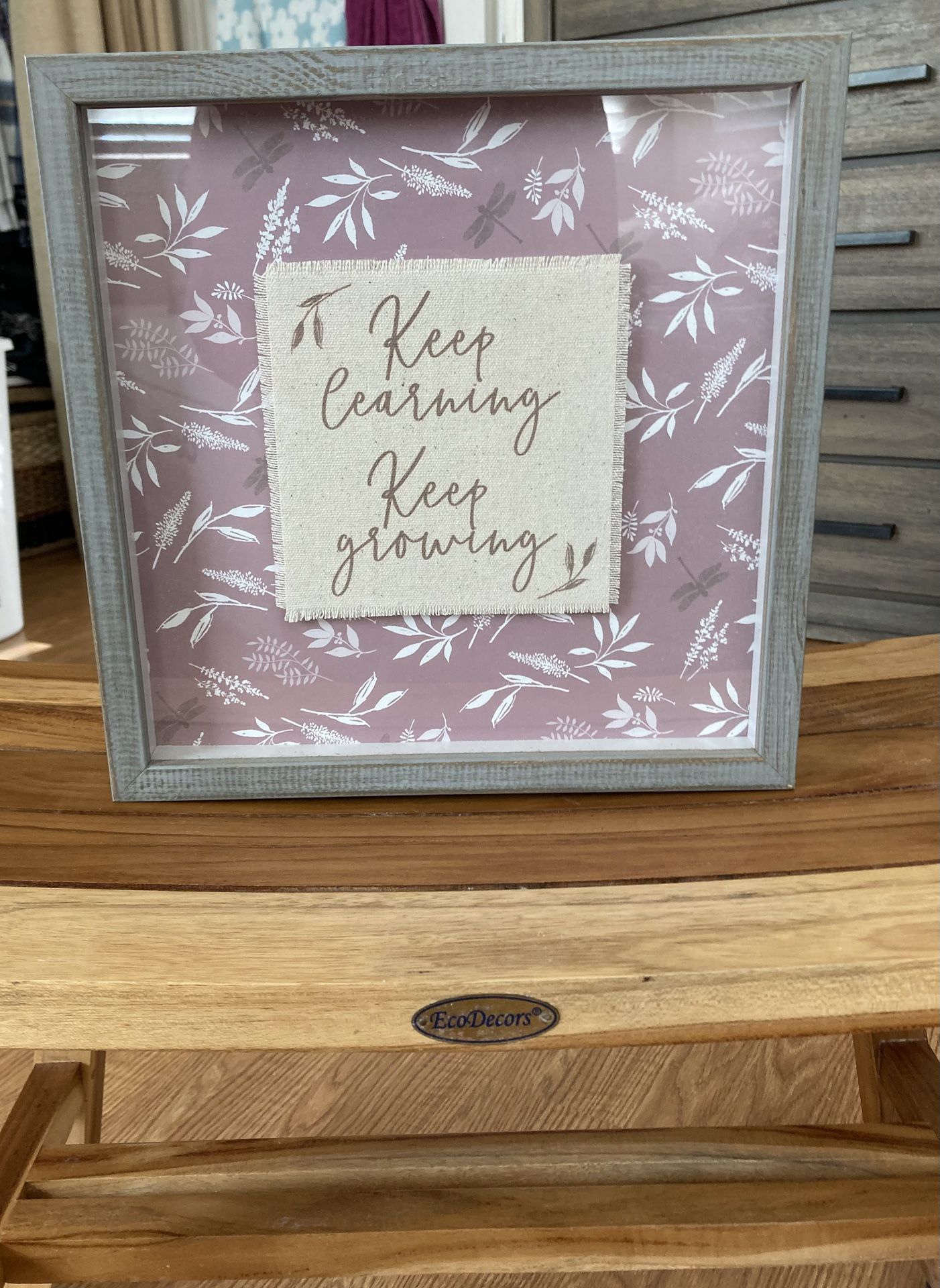 Keep Learning Keep Growing Wall Art