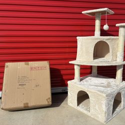 Brand New 47’ Cat Tree Beige 