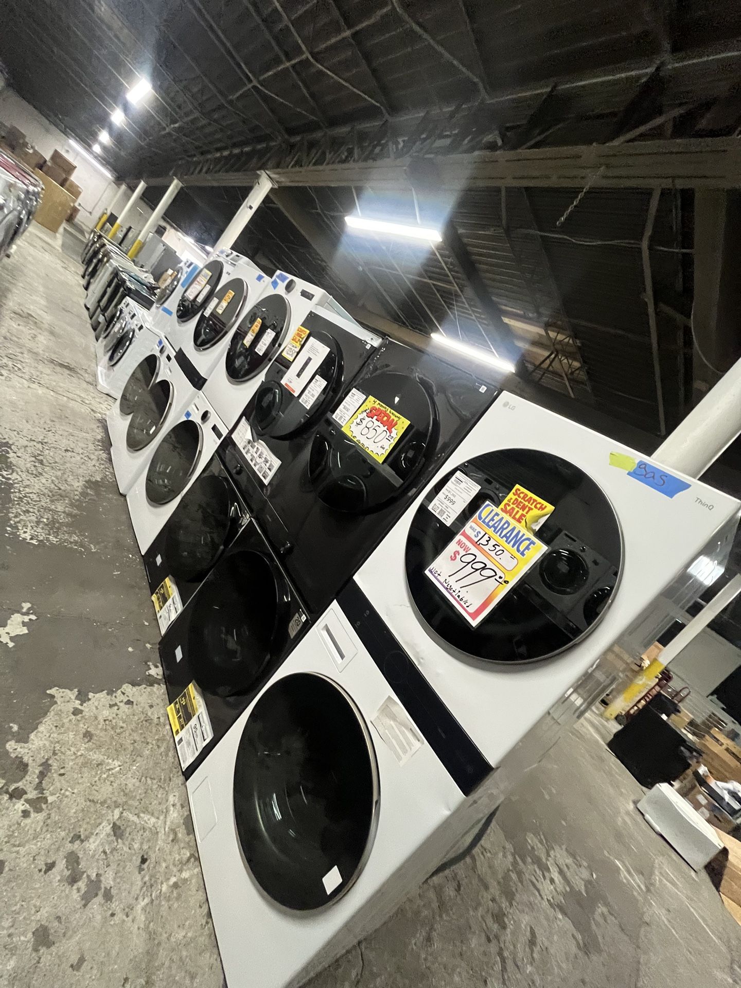 From $850 & Up Open Box New Scratch And Dent Front Load Washer And Dryer Set With Warranty 