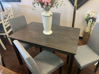 Gray dining set