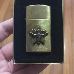 Brass Zippo Marlboro January 1992