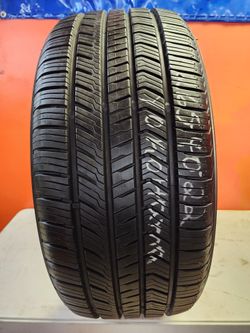 (1) 265 40R 22 YOKOHAMA GEOLANDAR TIRE 2654022 USED TIRE (SINGLE) MOUNT BALANCE INCLUDED
