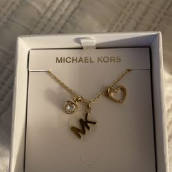 Beautiful Michael Kors Charm Necklace 