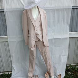 Beige or Taupe Colored 3 Piecce Suit 