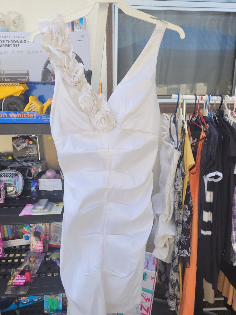Cute White Party Vestido Blanco for Sale in Huntington Park, OfferUp