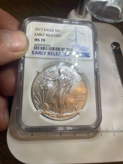2-1oz silver 2017 American silver eagles