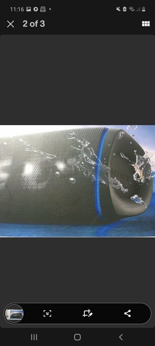 Sony Portable Bluetooth Led