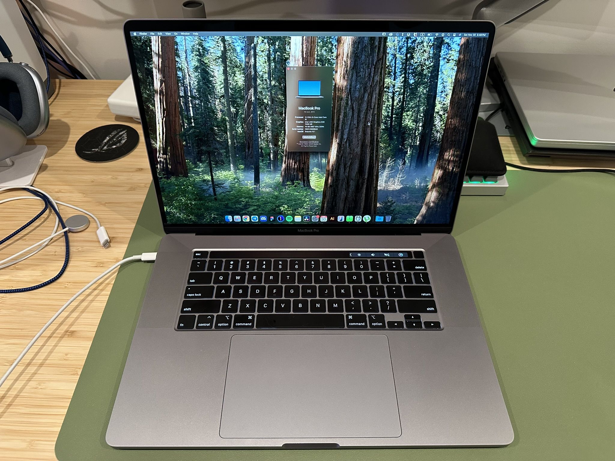 Apple Macbook Pro 16" 2019 Intel i9, 16GB RAM, 1Tb SSD