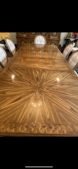 Vintage Solid Oak Dining Set 