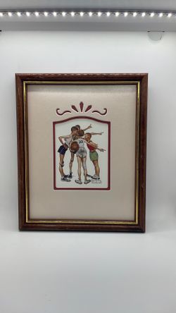 Norman Rockwell framed art