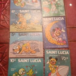 Complete Mint St. Lucia No 491-97 7 Stamps Set 1980 For Sale.