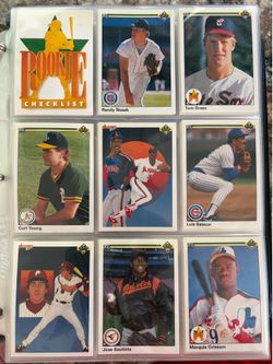 1991 upper deck baseball set in binder