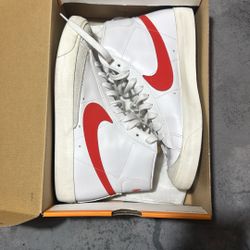Nike Blazer Mid 77 Vntg White Sail Red Sz 10.5