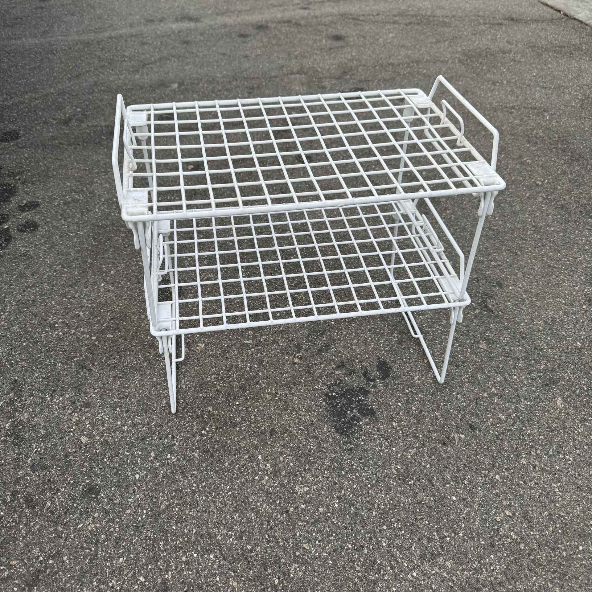 Metal Stacking Shelve Organizer 