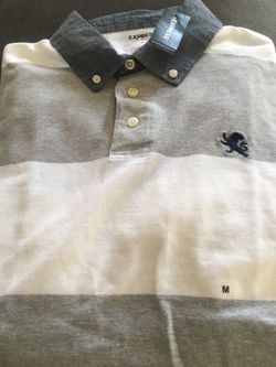 Express polo shirt new size medium and large