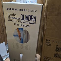 Sharper Image Ionic Breeze Silent Air Purifier 
