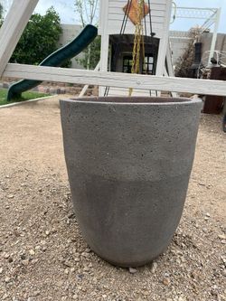 Large Modern Concrete Pot