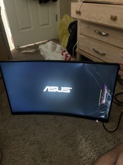Broken Asus 165 Hz 27 inch curved