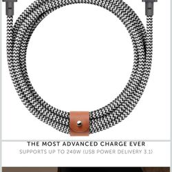 Type-C Belt Cable Pro-240W USB-C To USB-C 8ft Ultra Strong Charging Cable (44)