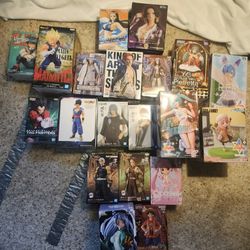 Premium Figurines From Various Animes. BRAND NEW. LOT OR INDIVIDUAL. 