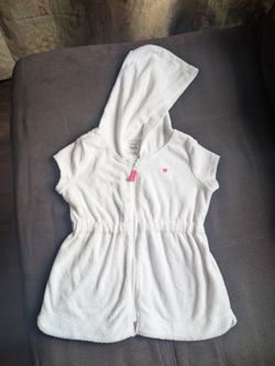 Carter's Girls' Swim Cover-up 2T Swimming Rope 