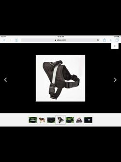 Big Dog Soft Reflective No Pull Black Harness size XL