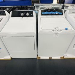 GE 4.3 Cubic Feet Washer - 6.3 Cubic Feet Dryer Set Brand New
