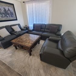 3 Peace Leather Sofa 