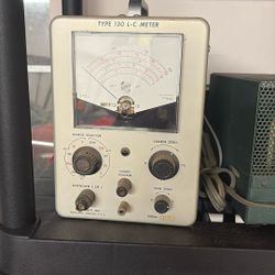 Vintage Tektronix Type 130 L-C Meter Inductance Capacitance Tester Box#9S