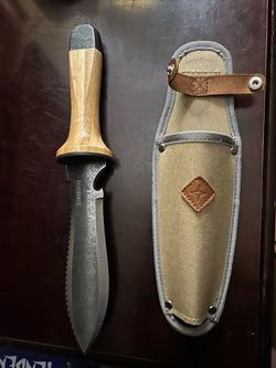 Barebones Garden Knife with Canvas Sheath