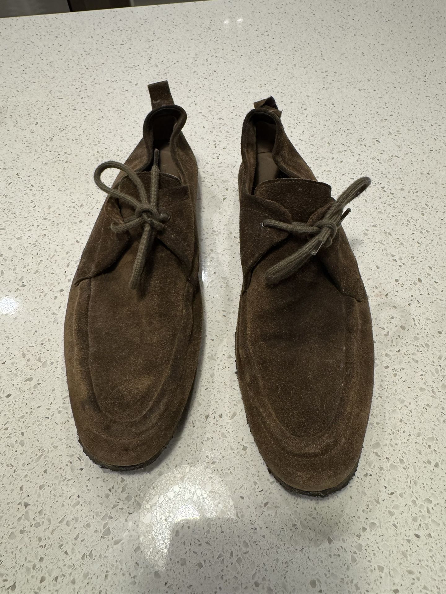 Burberry Men Size 9(42) Prosum Brown Suede Tobias Loafers 
