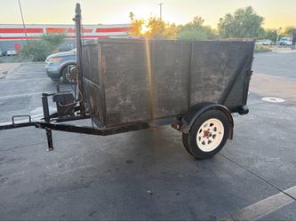 Mini dump trailer 4x8