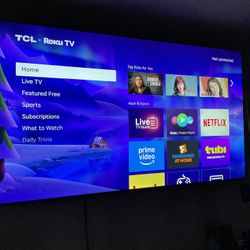 TCL Roku Smart Tv 75in