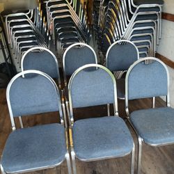 50 Stackable Banquet Chairs. 
