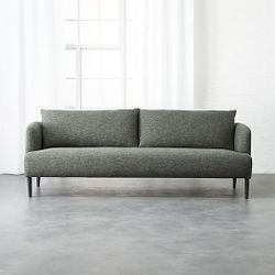 CB2 RONAN GRAY COUCH SOFA CHAIR