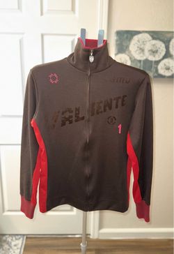 Vintage Diesel "Valiente" Y2K Full-Zip Track Jacket – Brown / Red – Size M