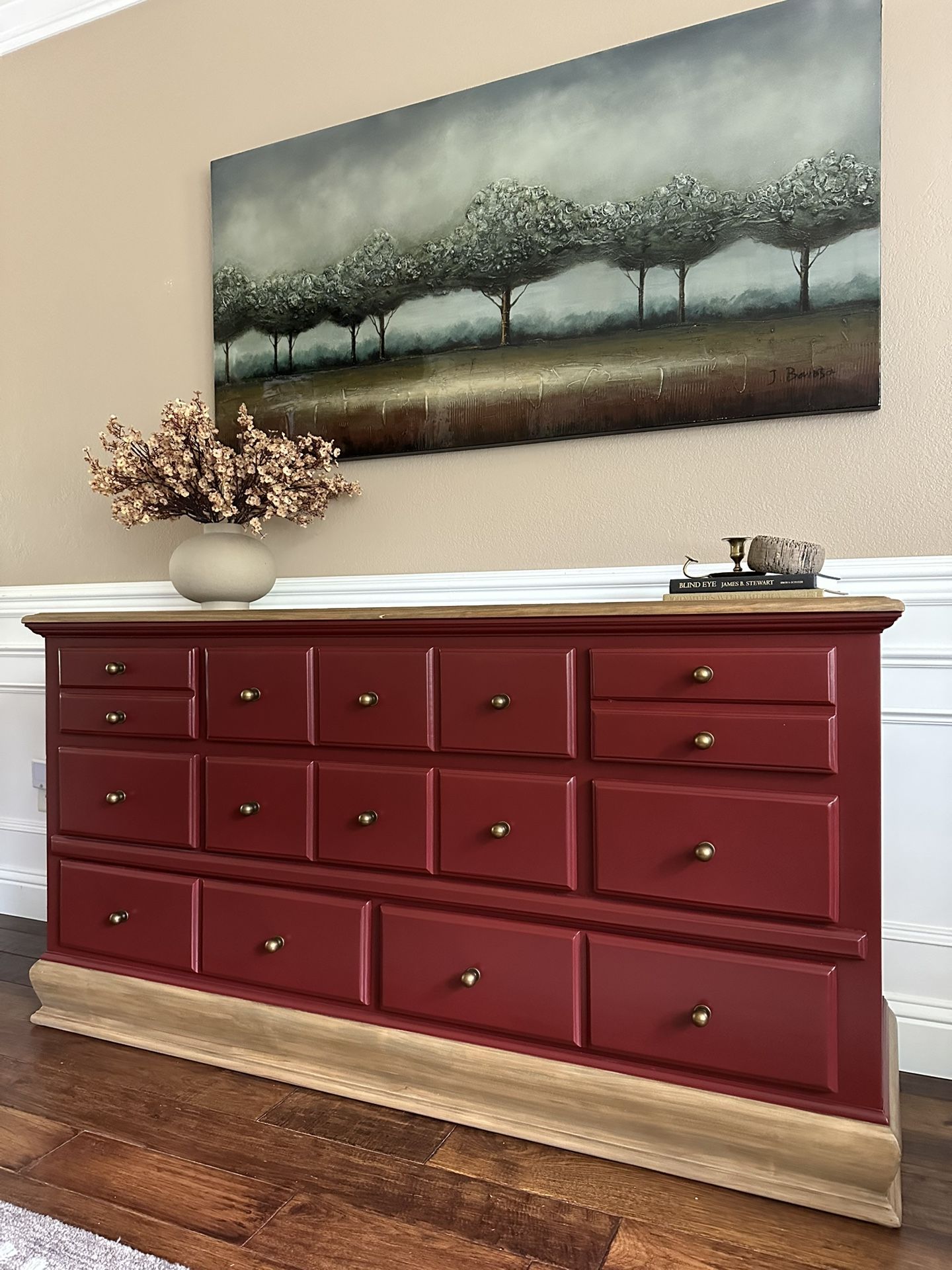 Refinished Dresser & Nightstand Set