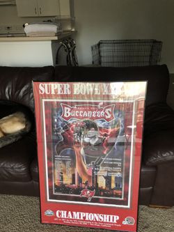 Bucs Super Bowl XXXVII Poster 2002 Champions