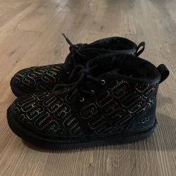 Black And Rainbow Uggs