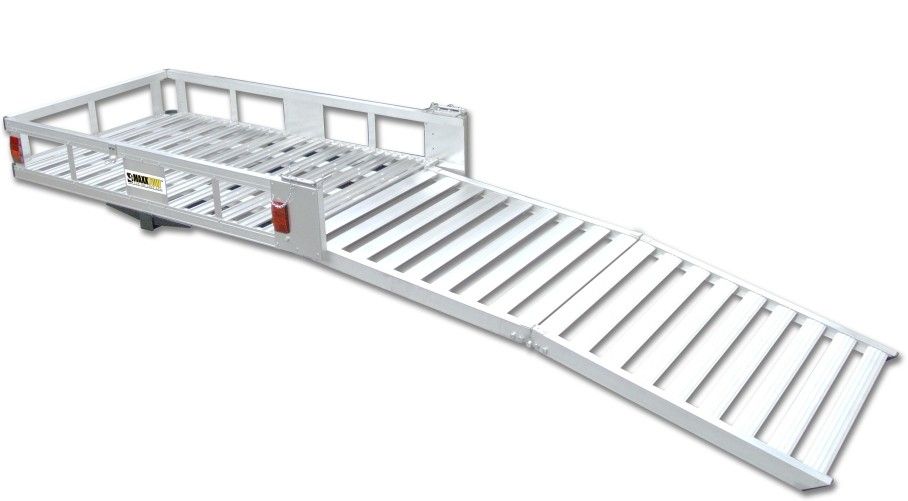 Maxxhaul Aluminum Cargo Carrier Great For Wheelchairs OBO