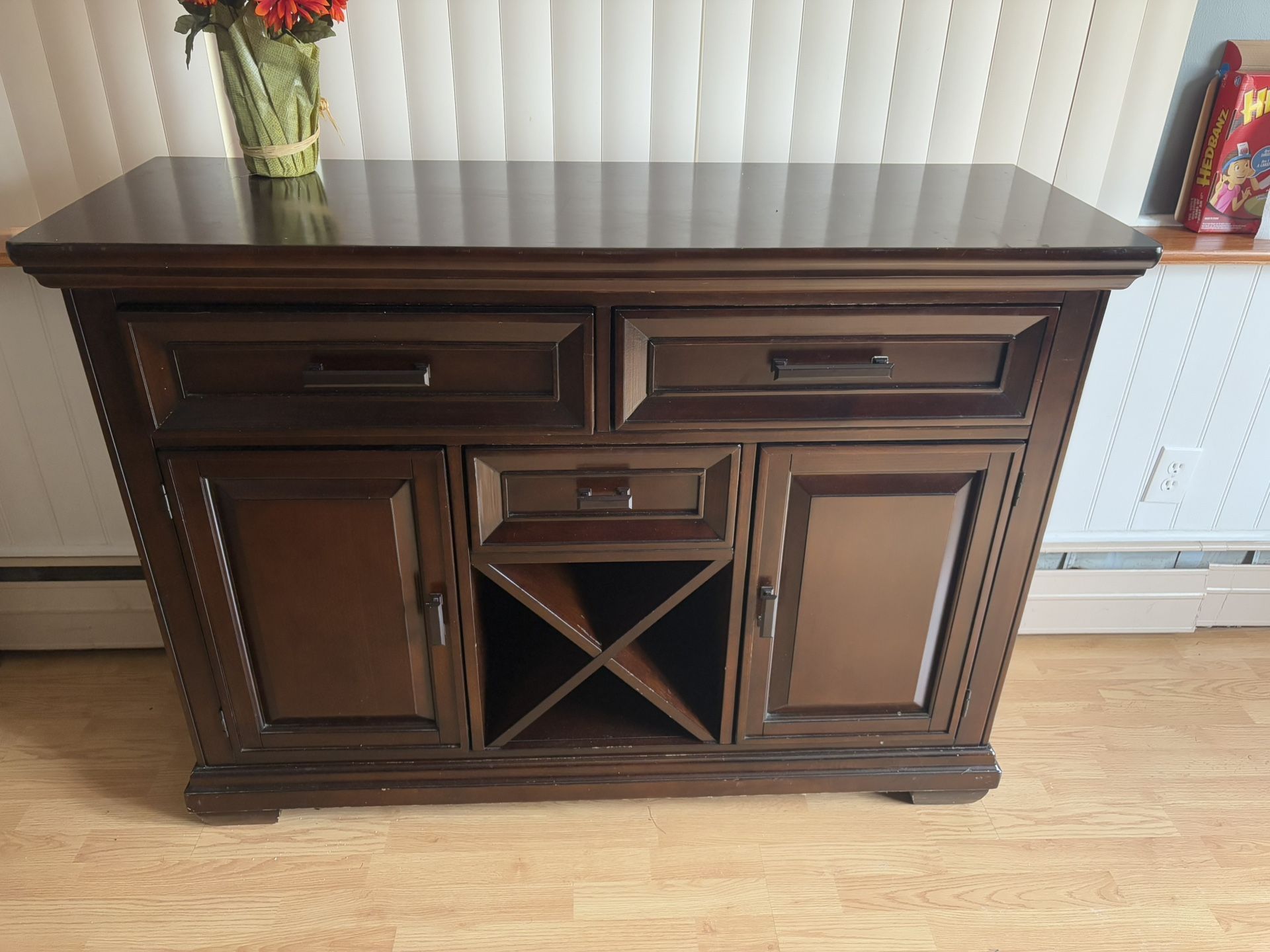 Cherry Wood Buffet Table
