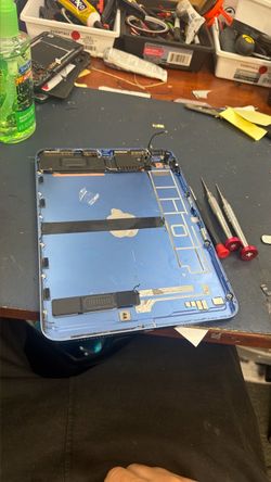Apple iPad Blue Chassis for Parts