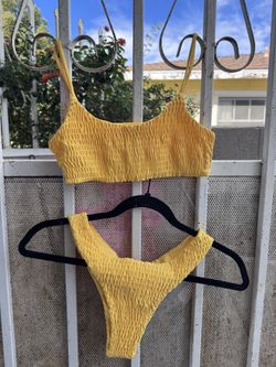Yellow Swimsuit Size Small
