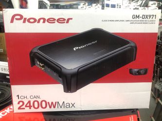 PIONEER Amplifier 2400 watts GM-DX971